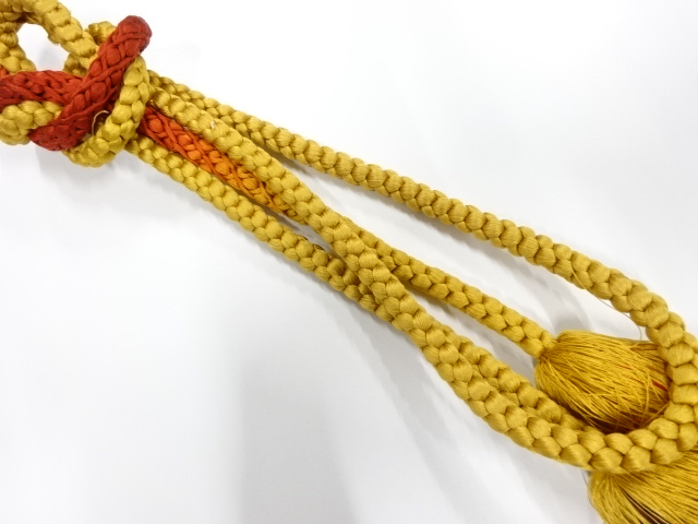 正絹　手組帯締め